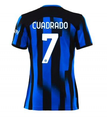 Inter Milan Juan Cuadrado #7 Kotipaita Naisten 2023-24 Lyhyet Hihat